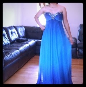 Beautiful blue formal dress